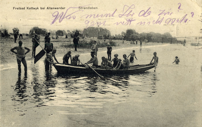 Badefreuen in Hamburg Altenwerder